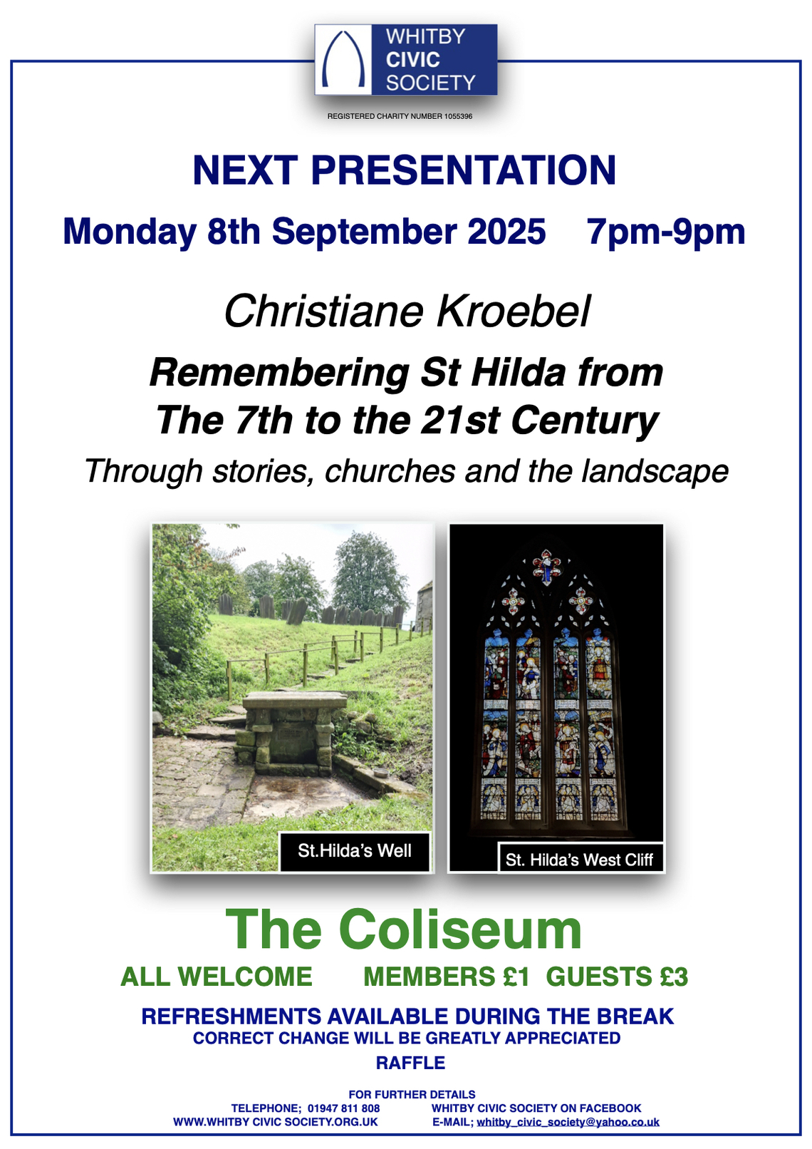 2025 09 Lecture Poster (St Hilda)