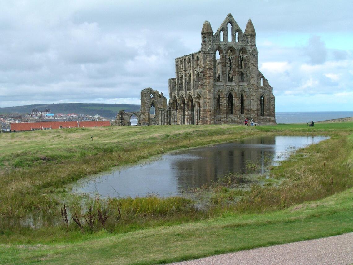 Whitby Abbey on the East Cliff